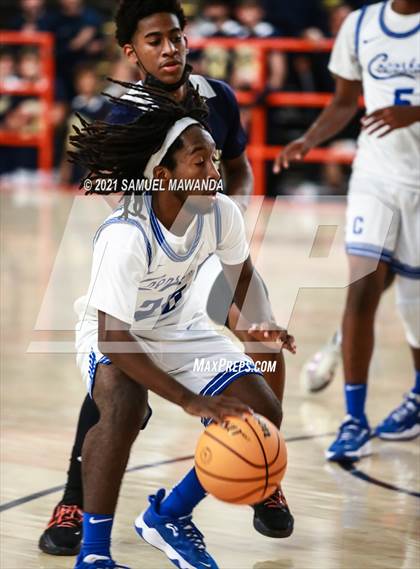 Thumbnail 2 in Campbell Hall vs  Crenshaw (The Beverly Hills Basketball Tournament) photogallery.