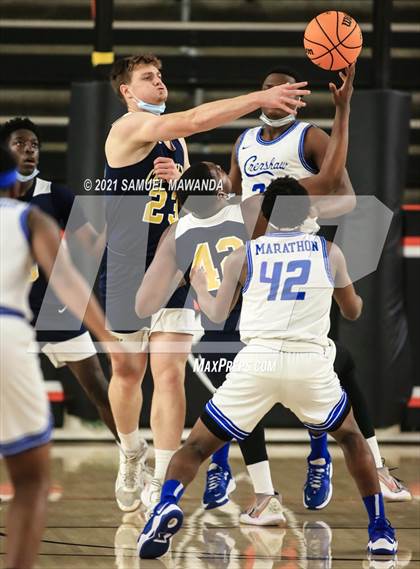 Thumbnail 2 in Campbell Hall vs  Crenshaw (The Beverly Hills Basketball Tournament) photogallery.