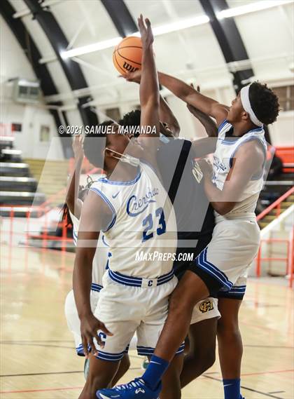 Thumbnail 1 in Campbell Hall vs  Crenshaw (The Beverly Hills Basketball Tournament) photogallery.