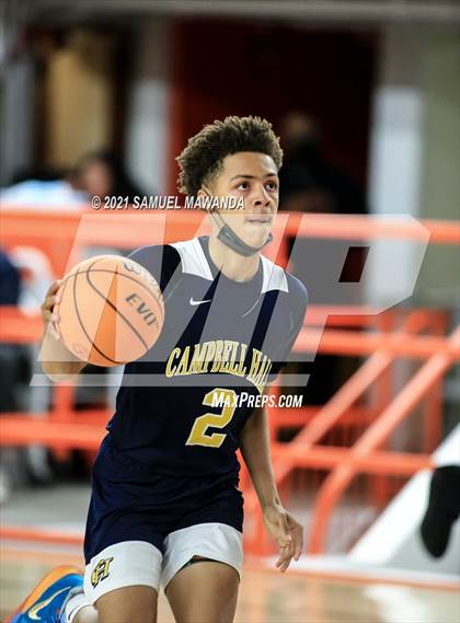 Thumbnail 2 in Campbell Hall vs  Crenshaw (The Beverly Hills Basketball Tournament) photogallery.