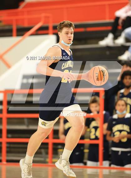 Thumbnail 2 in Campbell Hall vs  Crenshaw (The Beverly Hills Basketball Tournament) photogallery.