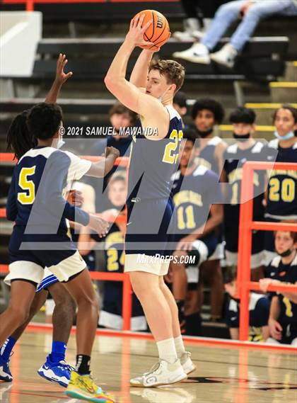 Thumbnail 1 in Campbell Hall vs  Crenshaw (The Beverly Hills Basketball Tournament) photogallery.