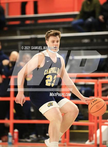Thumbnail 1 in Campbell Hall vs  Crenshaw (The Beverly Hills Basketball Tournament) photogallery.