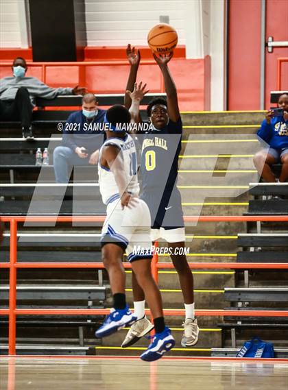 Thumbnail 1 in Campbell Hall vs  Crenshaw (The Beverly Hills Basketball Tournament) photogallery.