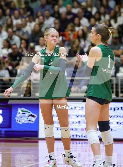 Thumbnail 2 in Cedar Park @ Wakeland (UIL 5A Volleyball Division II Final) photogallery.