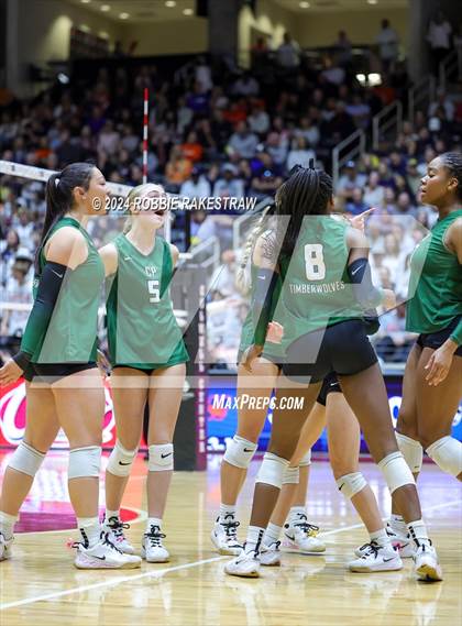 Thumbnail 3 in Cedar Park @ Wakeland (UIL 5A Volleyball Division II Final) photogallery.