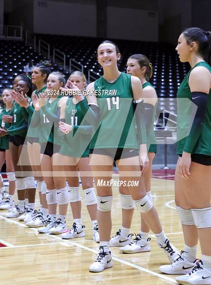 Thumbnail 3 in Cedar Park @ Wakeland (UIL 5A Volleyball Division II Final) photogallery.