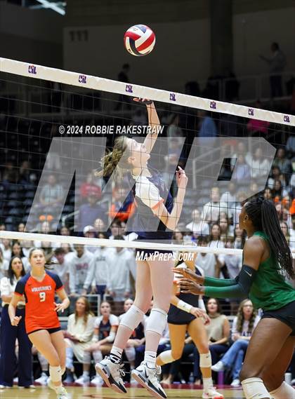 Thumbnail 1 in Cedar Park @ Wakeland (UIL 5A Volleyball Division II Final) photogallery.