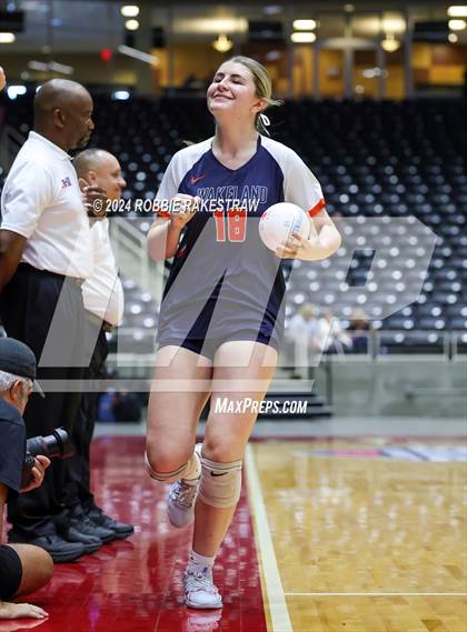 Thumbnail 2 in Cedar Park @ Wakeland (UIL 5A Volleyball Division II Final) photogallery.