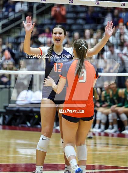 Thumbnail 2 in Cedar Park @ Wakeland (UIL 5A Volleyball Division II Final) photogallery.