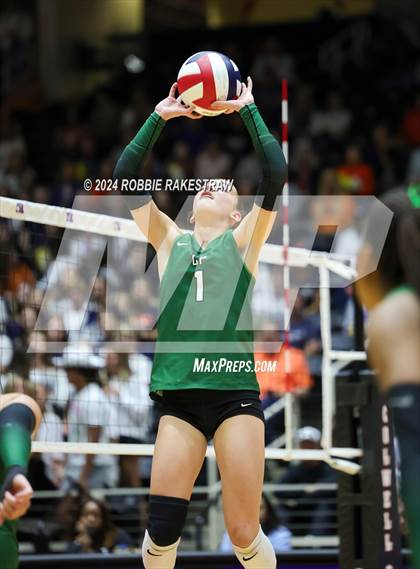 Thumbnail 3 in Cedar Park @ Wakeland (UIL 5A Volleyball Division II Final) photogallery.
