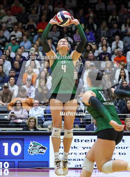 Thumbnail 1 in Cedar Park @ Wakeland (UIL 5A Volleyball Division II Final) photogallery.