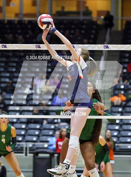 Thumbnail 3 in Cedar Park @ Wakeland (UIL 5A Volleyball Division II Final) photogallery.