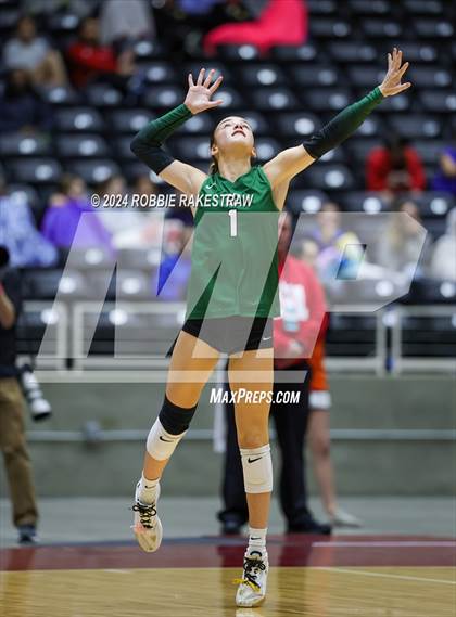 Thumbnail 1 in Cedar Park @ Wakeland (UIL 5A Volleyball Division II Final) photogallery.
