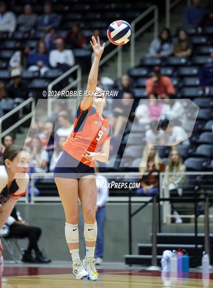 Thumbnail 1 in Cedar Park @ Wakeland (UIL 5A Volleyball Division II Final) photogallery.
