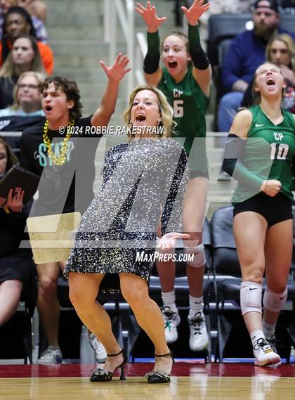 Thumbnail 3 in Cedar Park @ Wakeland (UIL 5A Volleyball Division II Final) photogallery.