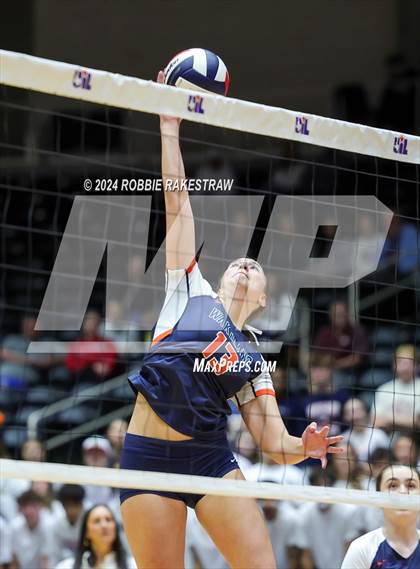 Thumbnail 3 in Cedar Park @ Wakeland (UIL 5A Volleyball Division II Final) photogallery.