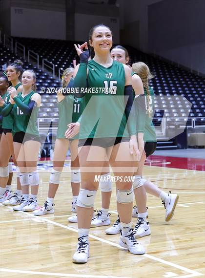 Thumbnail 1 in Cedar Park @ Wakeland (UIL 5A Volleyball Division II Final) photogallery.