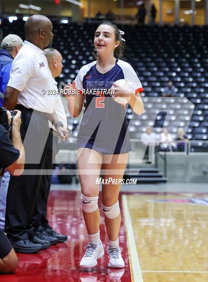 Thumbnail 3 in Cedar Park @ Wakeland (UIL 5A Volleyball Division II Final) photogallery.