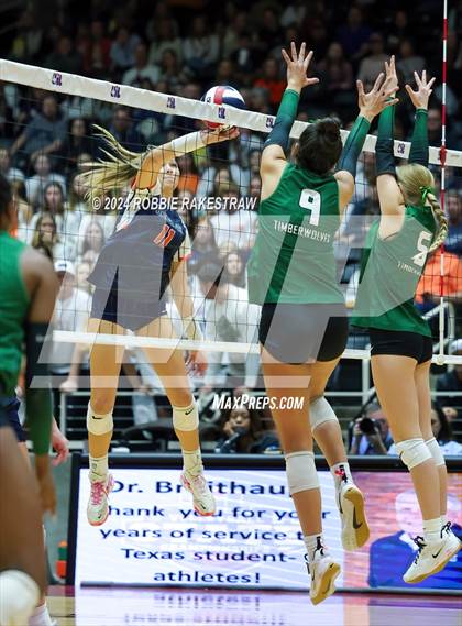Thumbnail 1 in Cedar Park @ Wakeland (UIL 5A Volleyball Division II Final) photogallery.