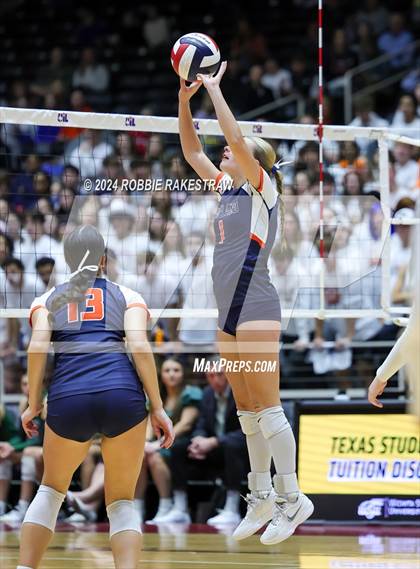 Thumbnail 2 in Cedar Park @ Wakeland (UIL 5A Volleyball Division II Final) photogallery.