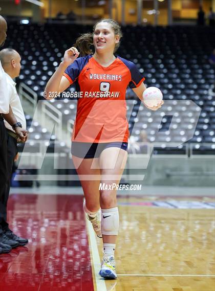 Thumbnail 3 in Cedar Park @ Wakeland (UIL 5A Volleyball Division II Final) photogallery.