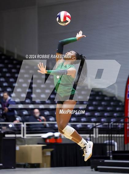 Thumbnail 3 in Cedar Park @ Wakeland (UIL 5A Volleyball Division II Final) photogallery.
