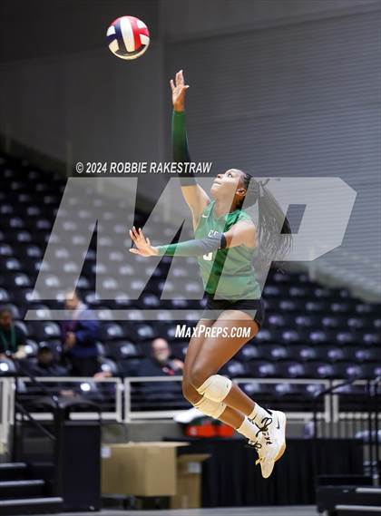 Thumbnail 1 in Cedar Park @ Wakeland (UIL 5A Volleyball Division II Final) photogallery.