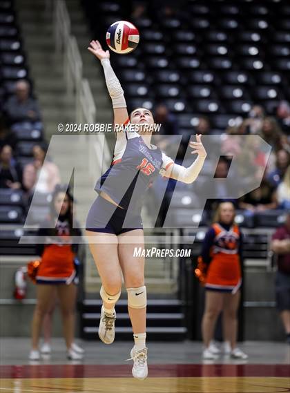 Thumbnail 1 in Cedar Park @ Wakeland (UIL 5A Volleyball Division II Final) photogallery.