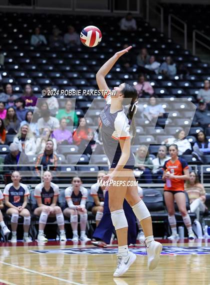 Thumbnail 3 in Cedar Park @ Wakeland (UIL 5A Volleyball Division II Final) photogallery.