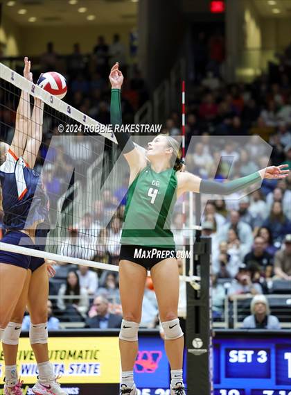 Thumbnail 3 in Cedar Park @ Wakeland (UIL 5A Volleyball Division II Final) photogallery.