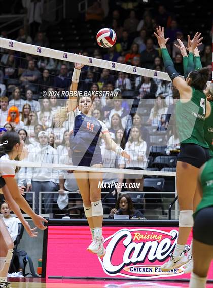 Thumbnail 1 in Cedar Park @ Wakeland (UIL 5A Volleyball Division II Final) photogallery.