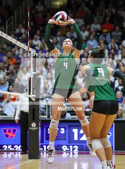 Thumbnail 1 in Cedar Park @ Wakeland (UIL 5A Volleyball Division II Final) photogallery.