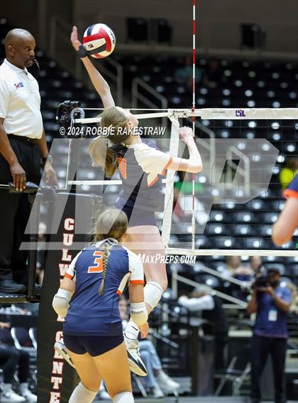 Thumbnail 1 in Cedar Park @ Wakeland (UIL 5A Volleyball Division II Final) photogallery.