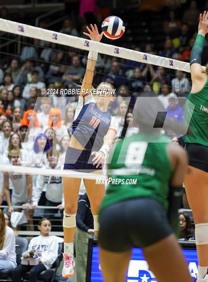 Thumbnail 2 in Cedar Park @ Wakeland (UIL 5A Volleyball Division II Final) photogallery.