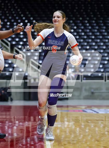 Thumbnail 1 in Cedar Park @ Wakeland (UIL 5A Volleyball Division II Final) photogallery.