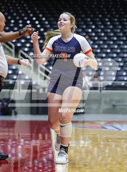 Thumbnail 3 in Cedar Park @ Wakeland (UIL 5A Volleyball Division II Final) photogallery.