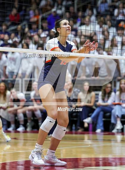 Thumbnail 3 in Cedar Park @ Wakeland (UIL 5A Volleyball Division II Final) photogallery.
