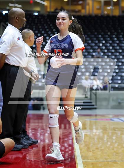 Thumbnail 2 in Cedar Park @ Wakeland (UIL 5A Volleyball Division II Final) photogallery.