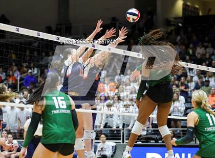 Thumbnail 3 in Cedar Park @ Wakeland (UIL 5A Volleyball Division II Final) photogallery.