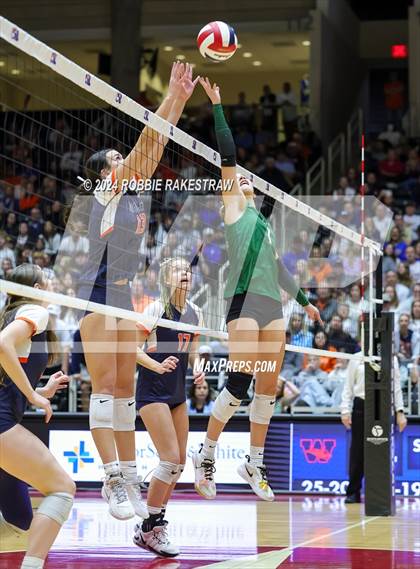 Thumbnail 1 in Cedar Park @ Wakeland (UIL 5A Volleyball Division II Final) photogallery.