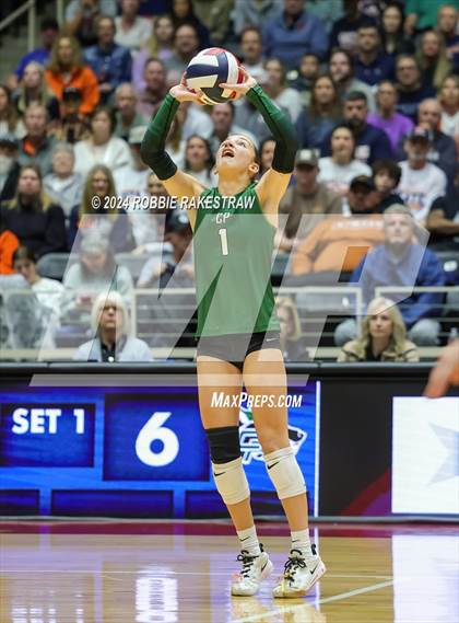 Thumbnail 2 in Cedar Park @ Wakeland (UIL 5A Volleyball Division II Final) photogallery.