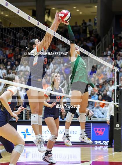 Thumbnail 2 in Cedar Park @ Wakeland (UIL 5A Volleyball Division II Final) photogallery.