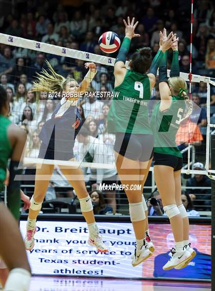 Thumbnail 2 in Cedar Park @ Wakeland (UIL 5A Volleyball Division II Final) photogallery.