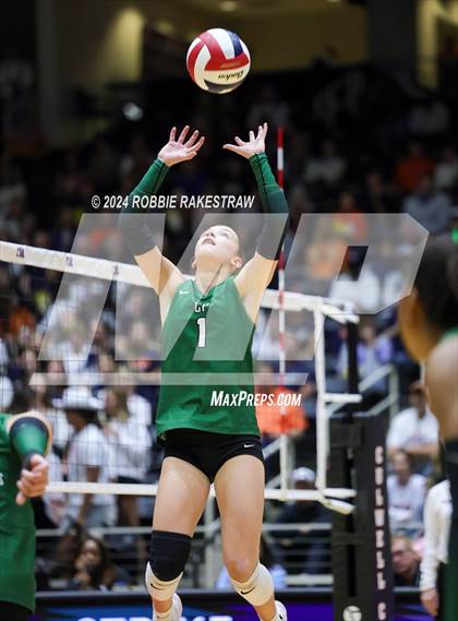 Thumbnail 2 in Cedar Park @ Wakeland (UIL 5A Volleyball Division II Final) photogallery.