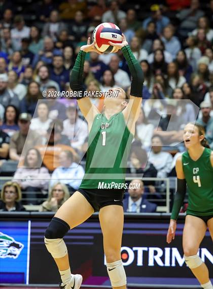 Thumbnail 1 in Cedar Park @ Wakeland (UIL 5A Volleyball Division II Final) photogallery.