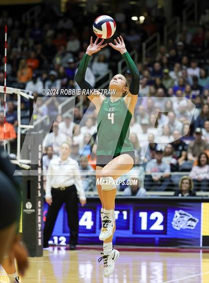 Thumbnail 3 in Cedar Park @ Wakeland (UIL 5A Volleyball Division II Final) photogallery.