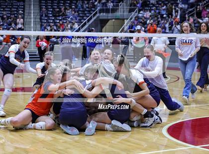 Thumbnail 2 in Cedar Park @ Wakeland (UIL 5A Volleyball Division II Final) photogallery.