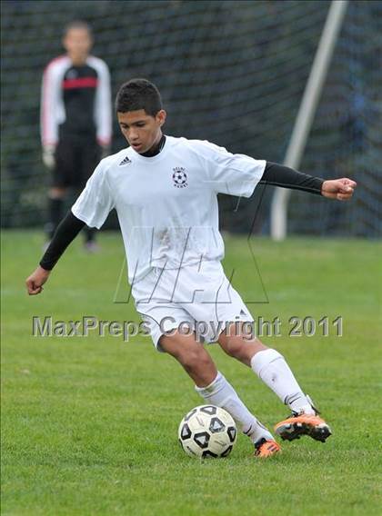 Thumbnail 3 in Delhi @ Victory Christian (CIF SJS D6 Playoffs) photogallery.