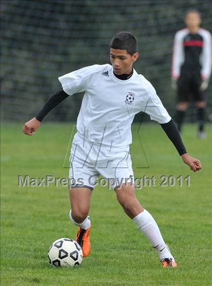Thumbnail 2 in Delhi @ Victory Christian (CIF SJS D6 Playoffs) photogallery.
